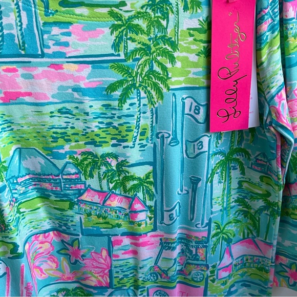 Lilly Pulitzer UPF 50+ mini Sophie dress, multi color, Honda classic print - Picture 2 of 10